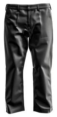 Formal black trousers for business attire, cut out - stock png.