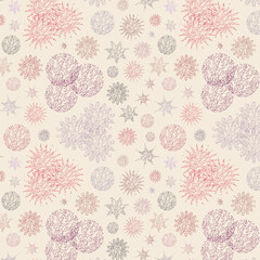 Modern Abstract vector repeat pattern.