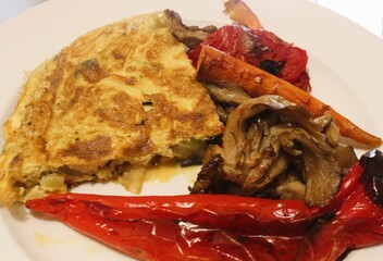 Oven-Roasted Veggies with Omelette: A Wholesome Fusion for Health-Conscious Eaters