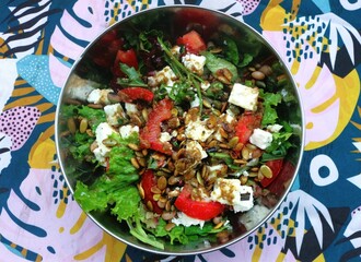 Greek Style Salad with Feta: A Nutrient-Packed Delight for Health-Conscious Dieters