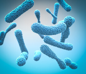Microscopic bacteria background. Streptococcal (STSS) - 769178658