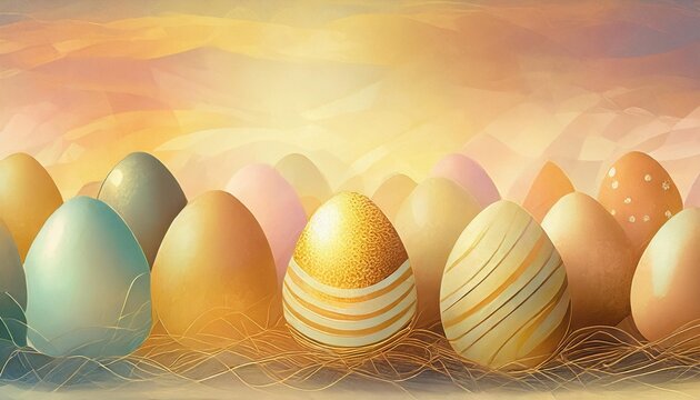 color easter eggs background celebration design