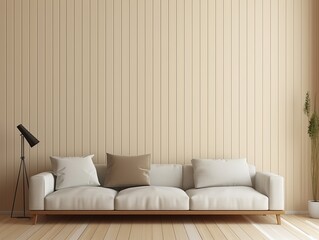 Simple large vertical strip beige gradient, front wallpaper