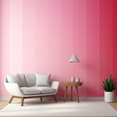 Simple large vertical strip pink gradient, front wallpaper 