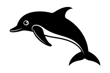 dolphin silhouette vector illustration