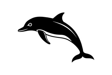 dolphin silhouette vector illustration