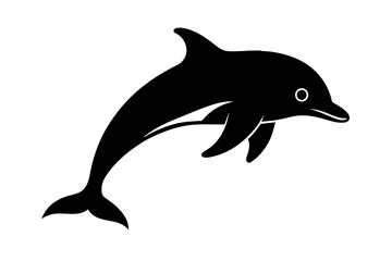 dolphin silhouette vector illustration