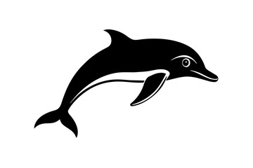 dolphin silhouette vector illustration