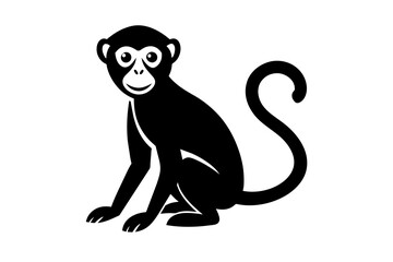 monkey silhouette vector illustration