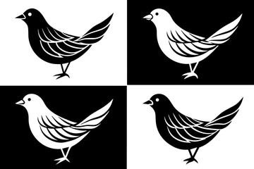 ginger silhouette vector illustration