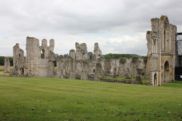  ruins of monastic site in england