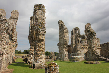 ruins of monastic site in england