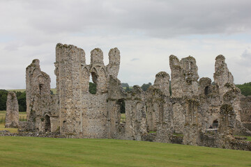 ruins of monastic site in england