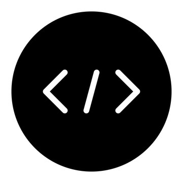 Message of code program icon vector
