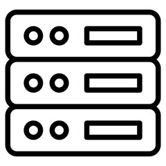 database with circuit icon