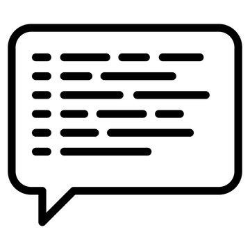 Message of code program icon vector
