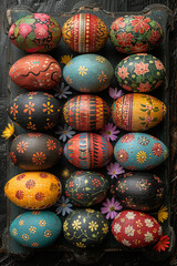 Fototapeta na wymiar colorful Easter egg