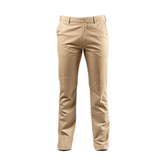 Chinos isolated on transparent png background. Generative ai