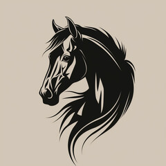 horse head vector