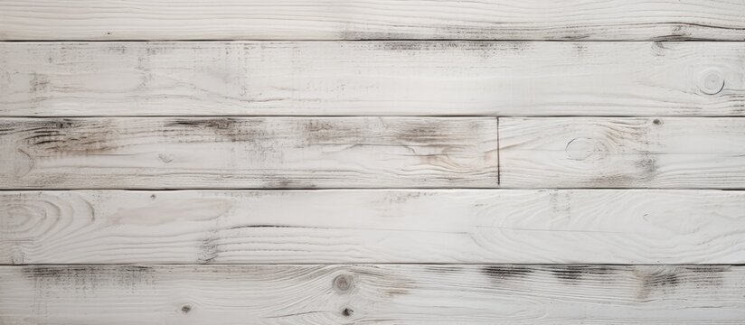 A close up of a grey hardwood flooring made of composite material, with a rectangular pattern and beige accents. The background is blurred