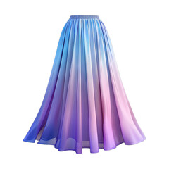 Skirt isolated on transparent png background. Generative ai