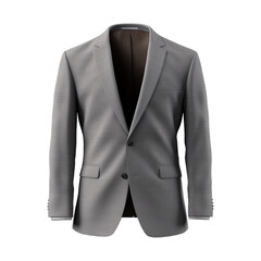 Tailored Blazer isolated on transparent png background. Generative ai