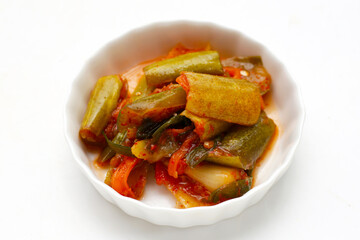 Kimchi korea food, cucumber kimchi