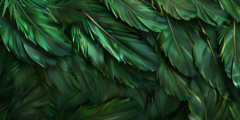 Green fur texture with a pattern for a background .
