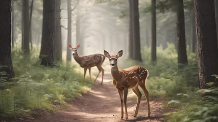  deer in the forest © Naina
