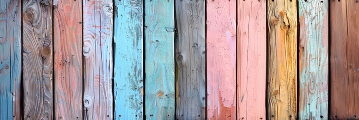 wood background or texture with planks pastel colored 