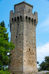 Fototapeta na wymiar Montale Third Tower - San Marino