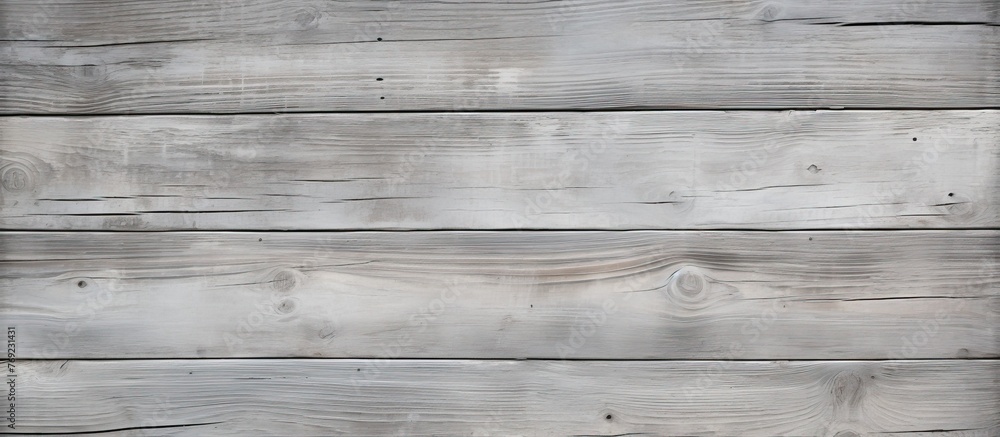 Poster a closeup of a rectangular grey hardwood surface with a grainy texture, showcasing its intricate pat