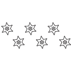 Pattern flowers line