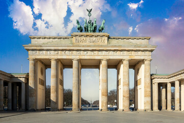 scenic view to  Brandenburg Gate