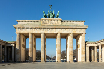scenic view to  Brandenburg Gate