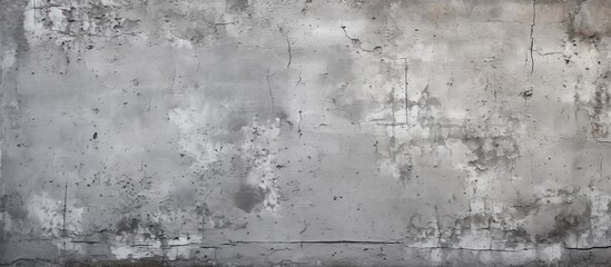 Obraz premium A close up of a monochrome concrete wall resembling a sky with cumulus clouds, creating a landscape pattern in the city. The rectangle shapes and font add to the horizon perspective