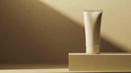 Cream Tube Label Mockup
