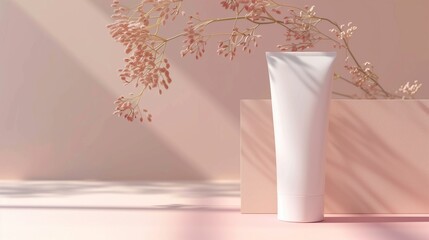 Tube Packaging Design Mockup
