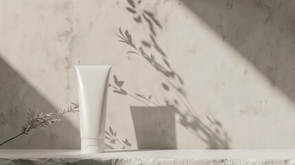 Cream Tube Branding Mockup
