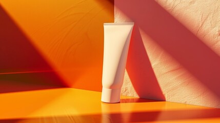 Skincare Cream Tube Mockup
