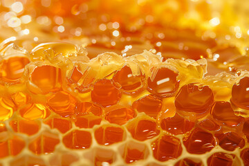 Close-up of Honeycomb