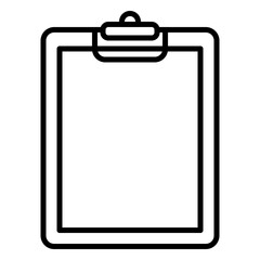 Clipboard icon for clipping paper files and pasting documents