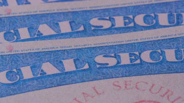 1 close up social security cards identification ssn on table
