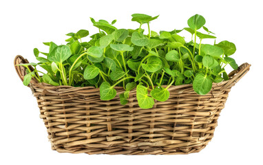 Naklejka premium Watercress Tray isolated on transparent Background