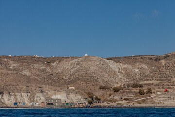 Santorini caldera, Cyclades Islands, Aegean Sea, Greece