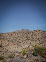 Trail through desert hills near Nelson Nevada