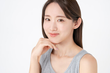 Naklejka premium 女性・スキンケア