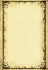 old paper texture with vignette