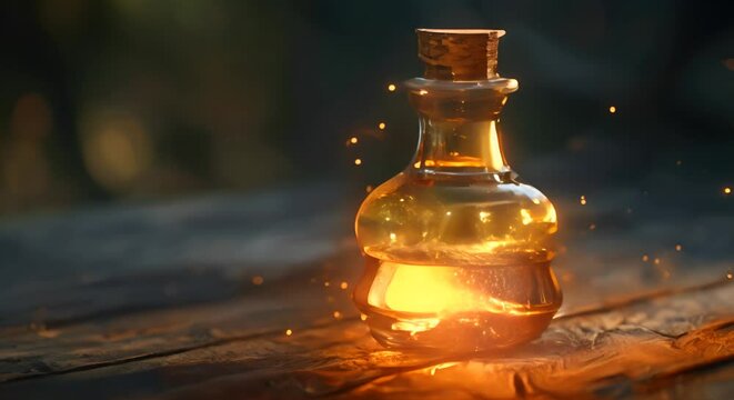 A bottle of potion for creating ever-flowing income streams