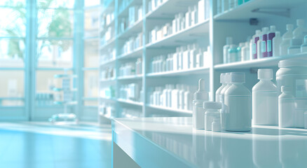 pharmacy background, free space for text